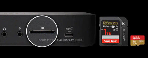 Sonnet Echo 13 Triple 4K display Thunderbolt/USB-C Dock Sonnet Echo 13 Triple 4K display Thunderbolt/USB-C Dock